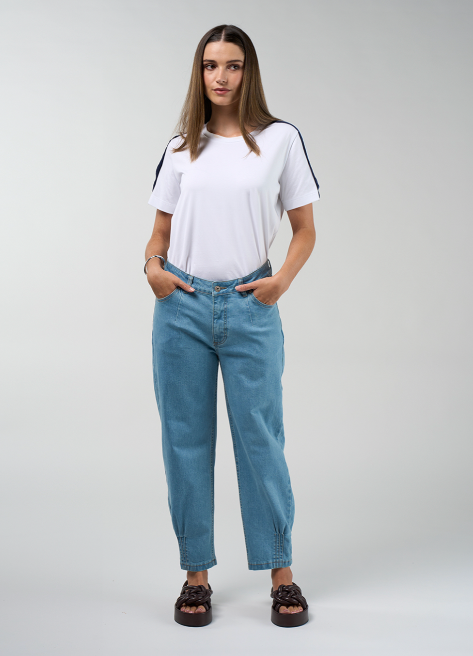 Madly Sweetly Trio Jean - Light Wash