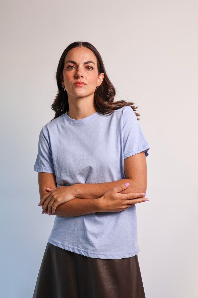 Remy Round Neck T Shirt Velveteen Rabbit - Powder