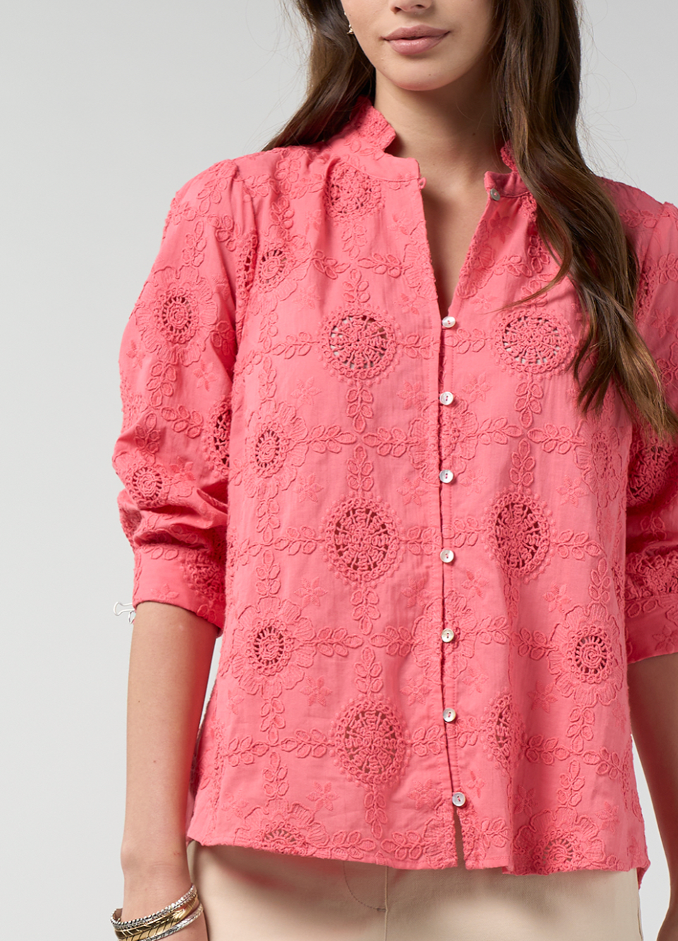 Loobie's Story Asmita Shirt - Coral