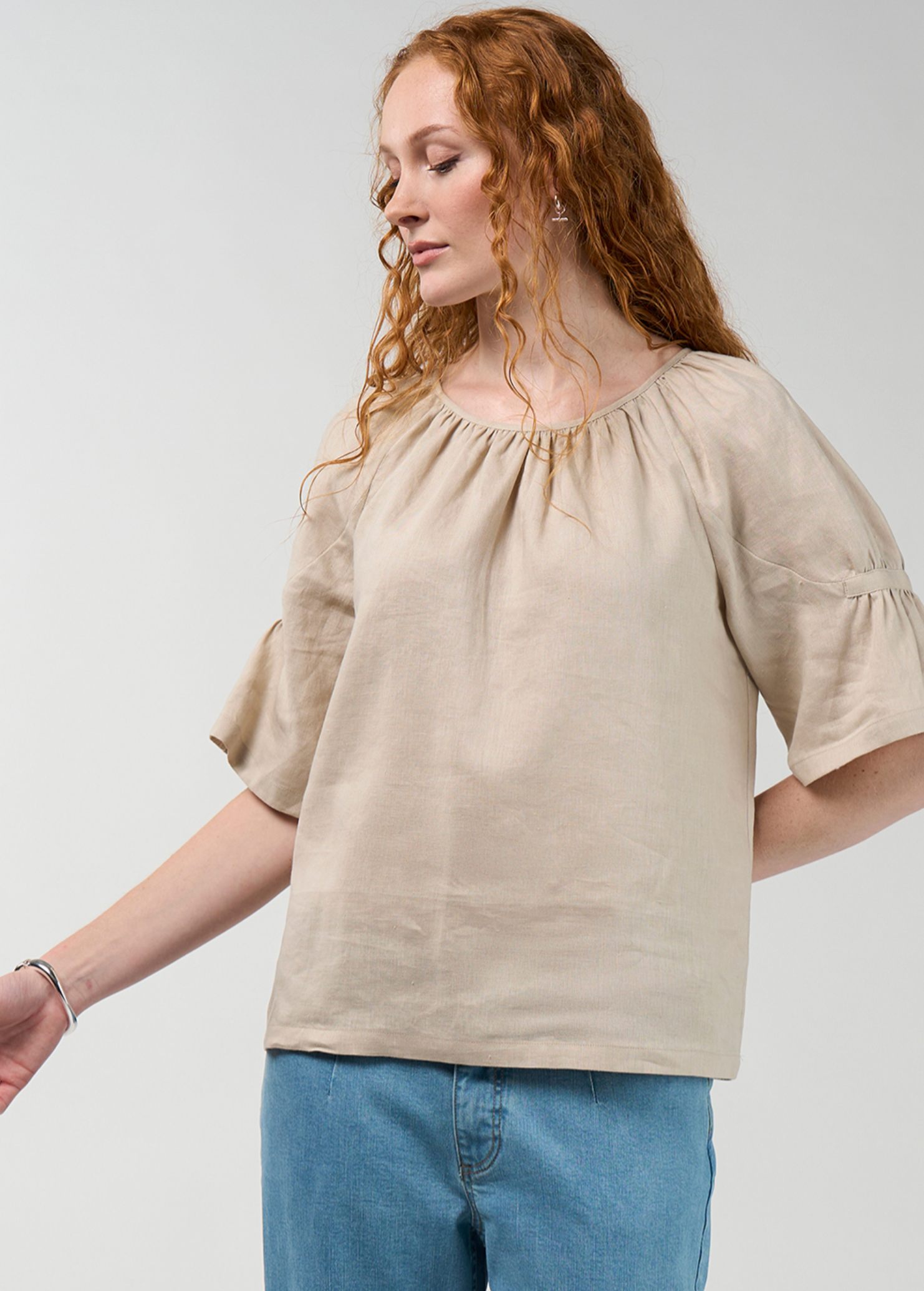 Madly Sweetly Cove Blouse - Stone