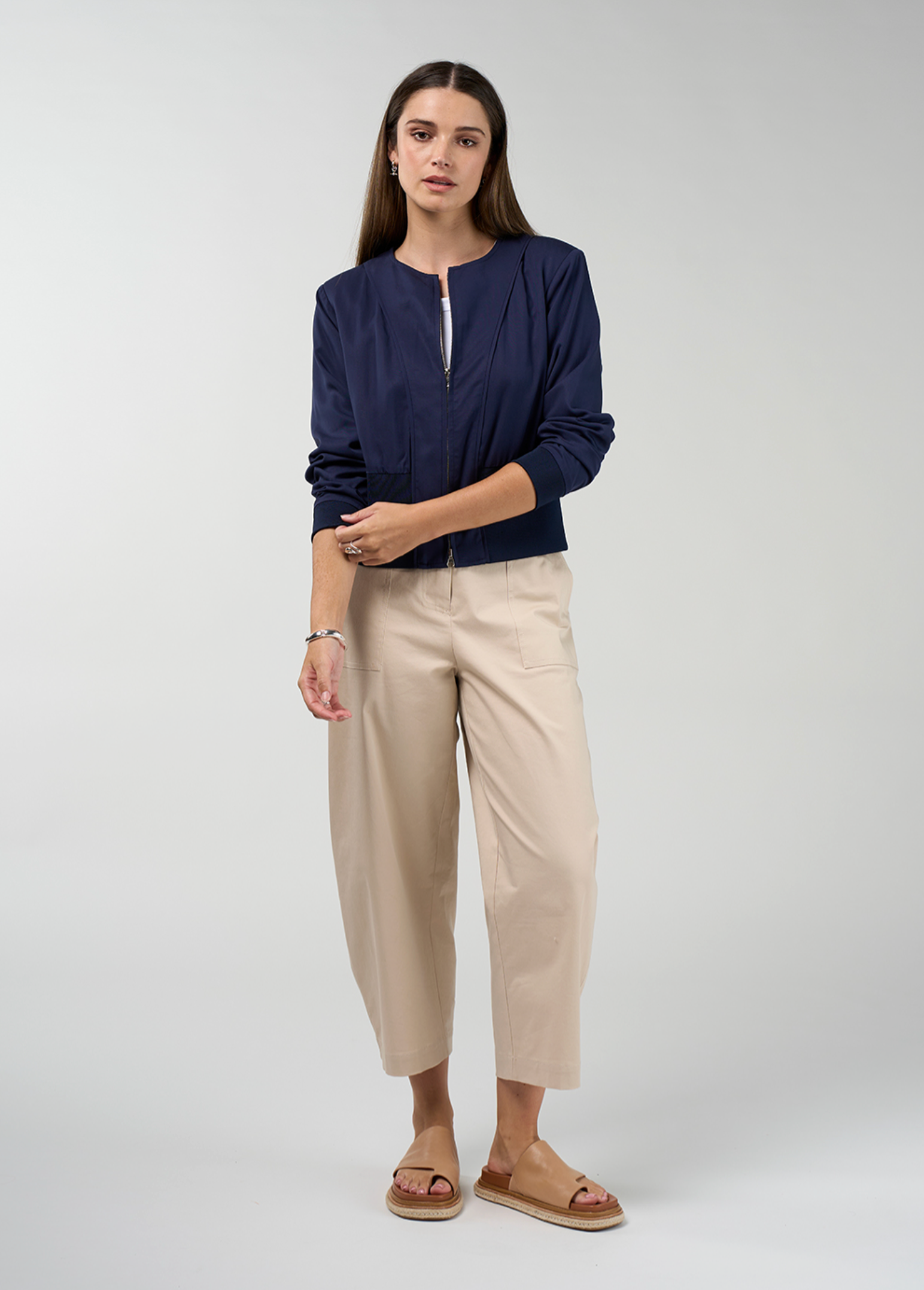 Madly Sweetly Formation Jacket - Navy