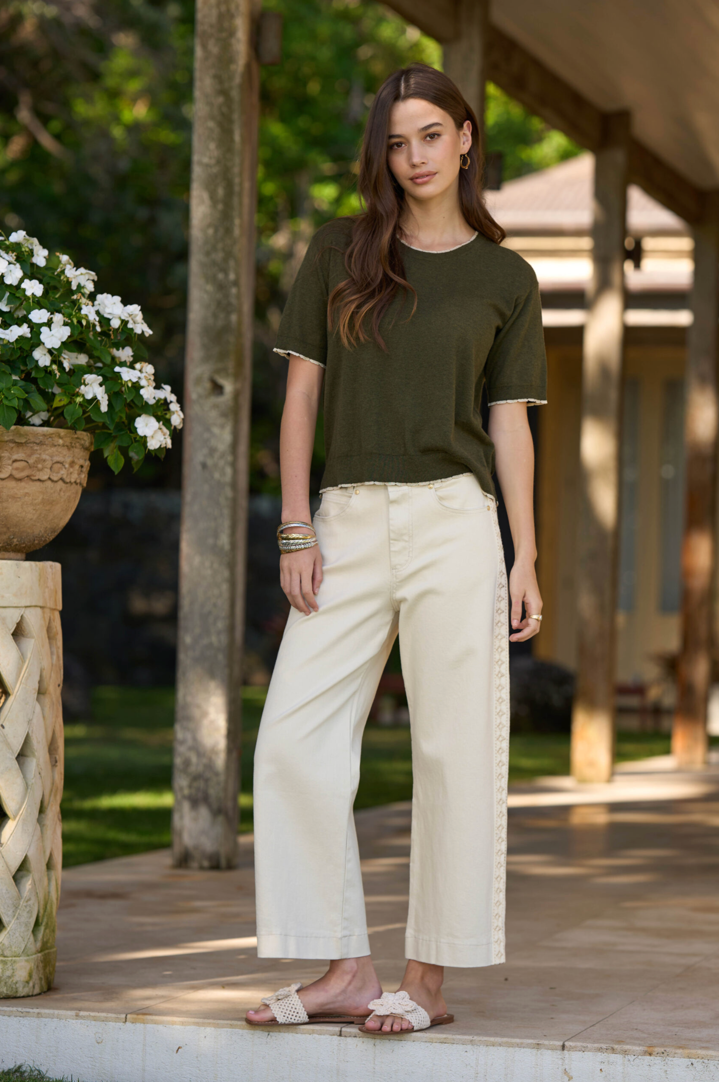 Loobie's Story Galle Pant - Ecru
