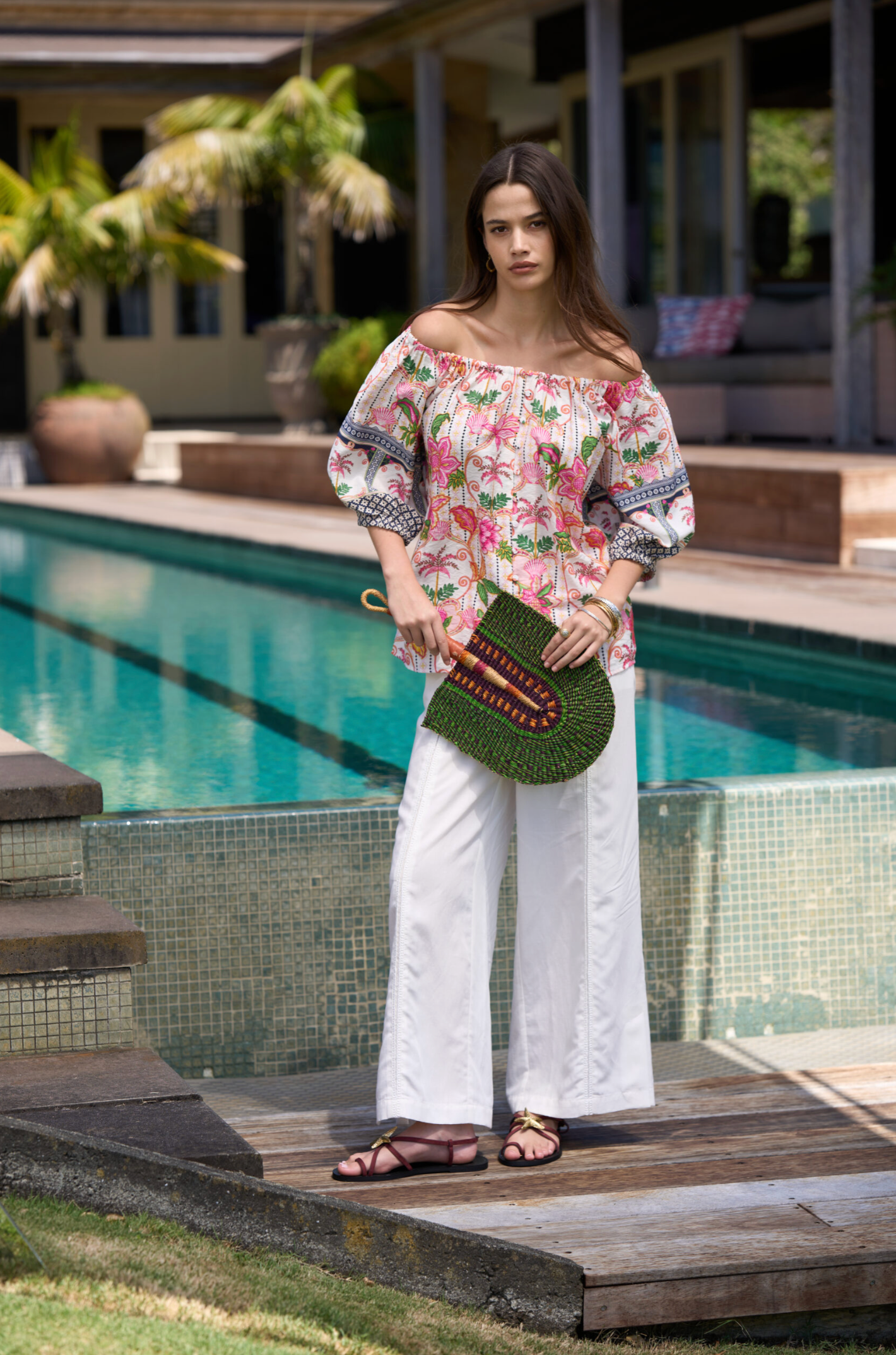 Loobie's Story Kandy Top - Silk White Multi
