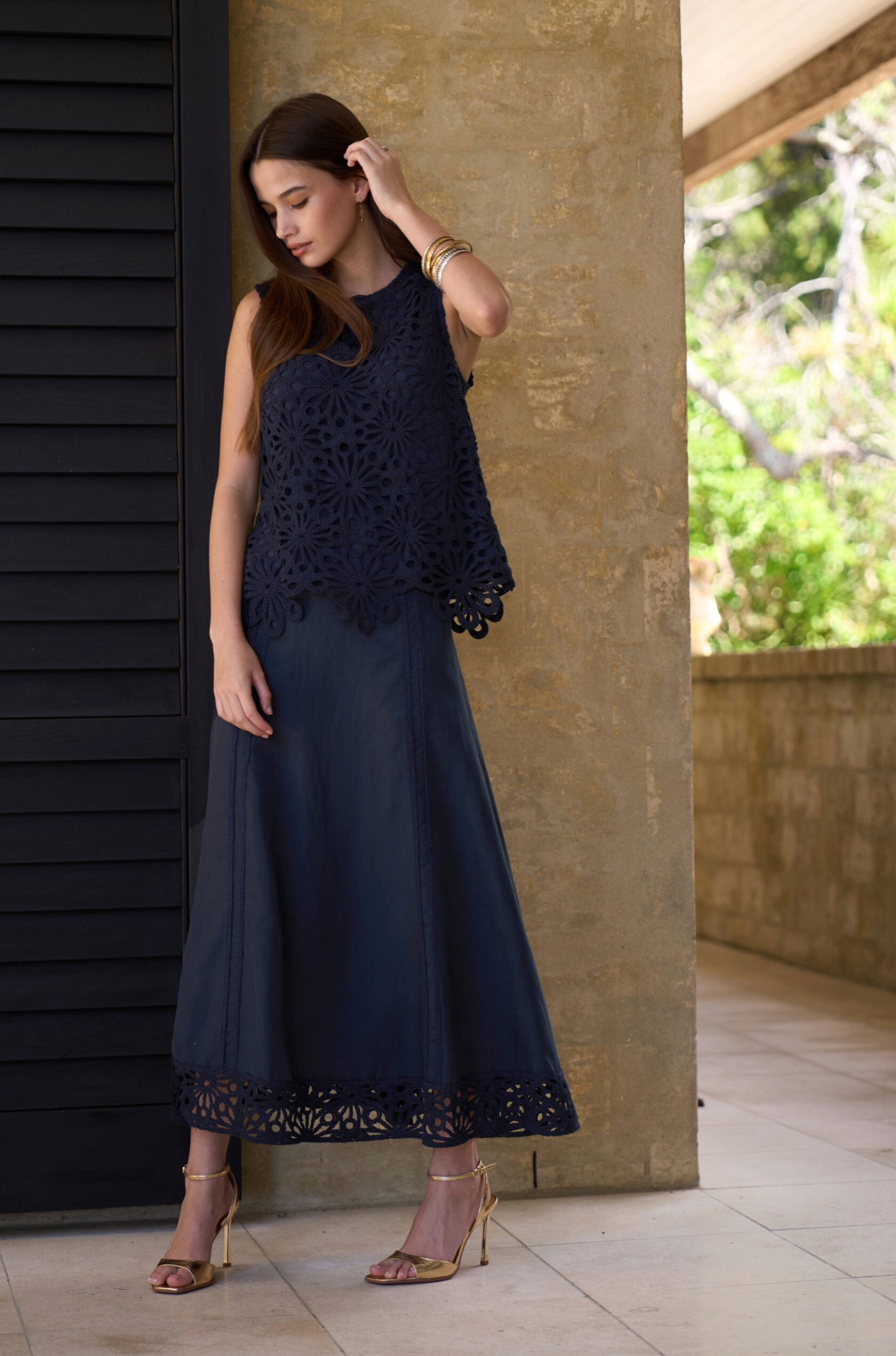 Loobie's Story Meera Top - Indigo