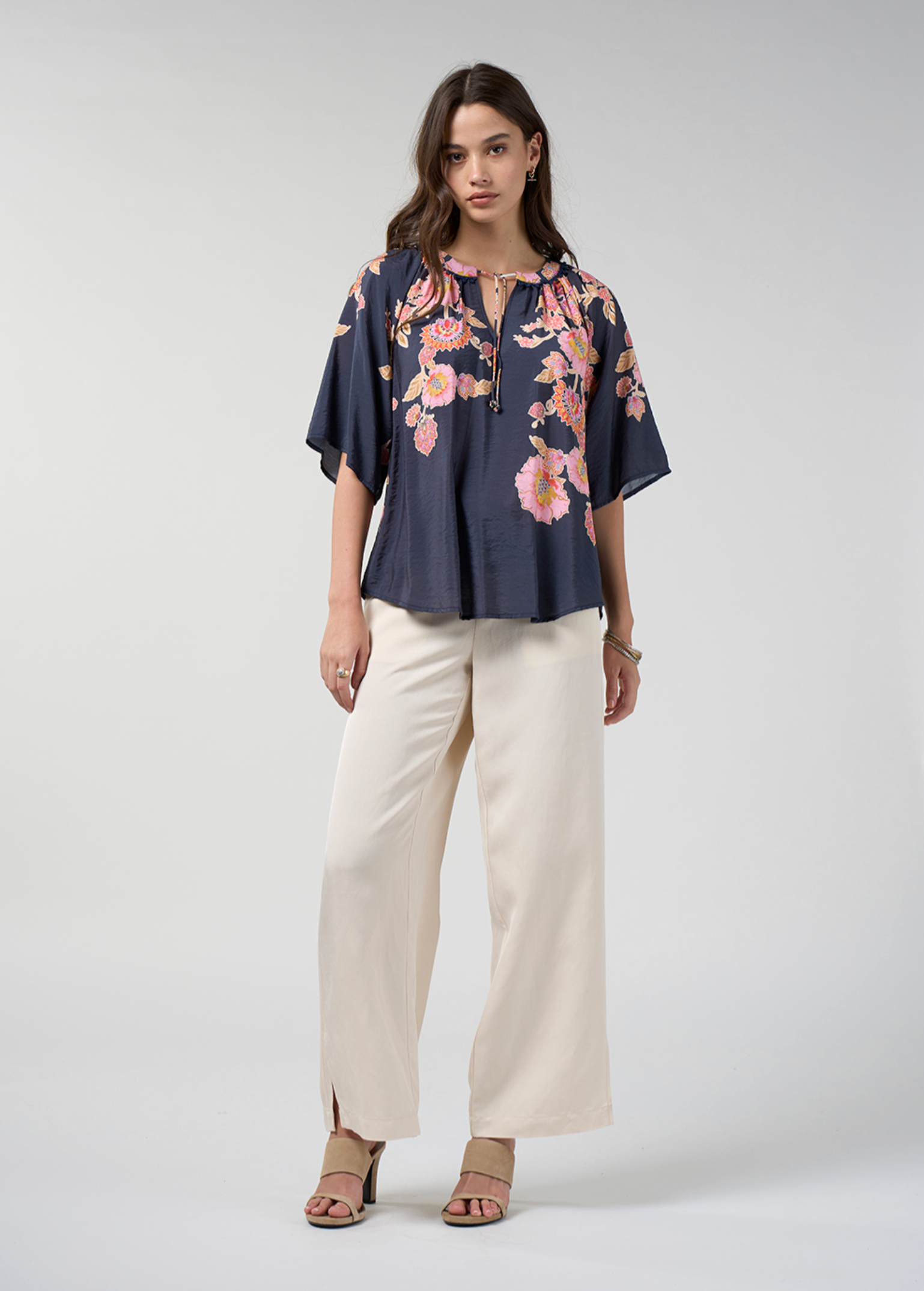 Loobie's Story Mirissa Top - Indigo Multi