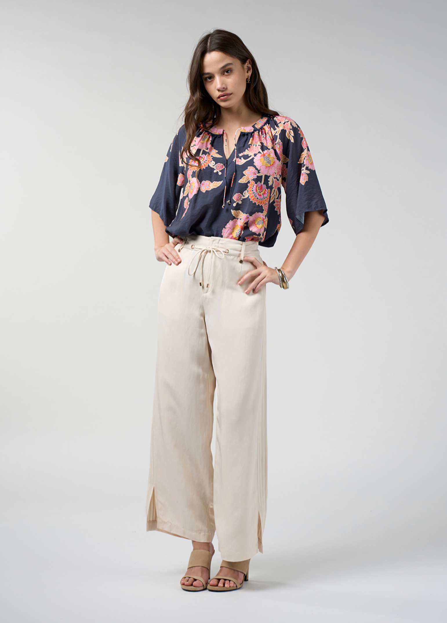 Loobie's Story Mirissa Top - Indigo Multi