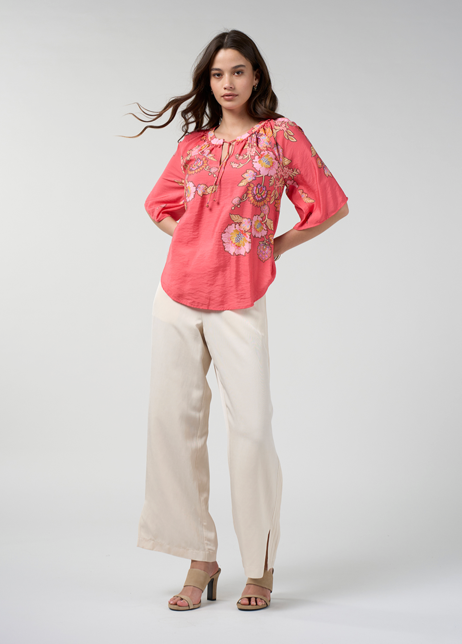 Loobie's Story Mirissa Top - Coral Multi