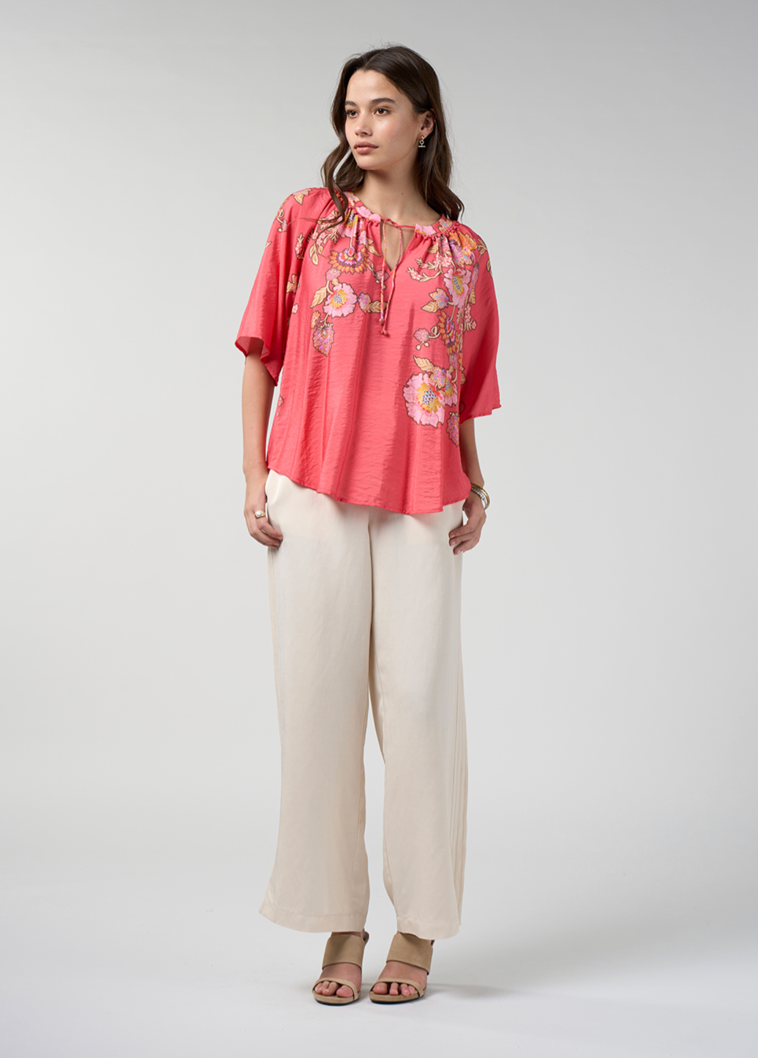 Loobie's Story Mirissa Top - Coral Multi