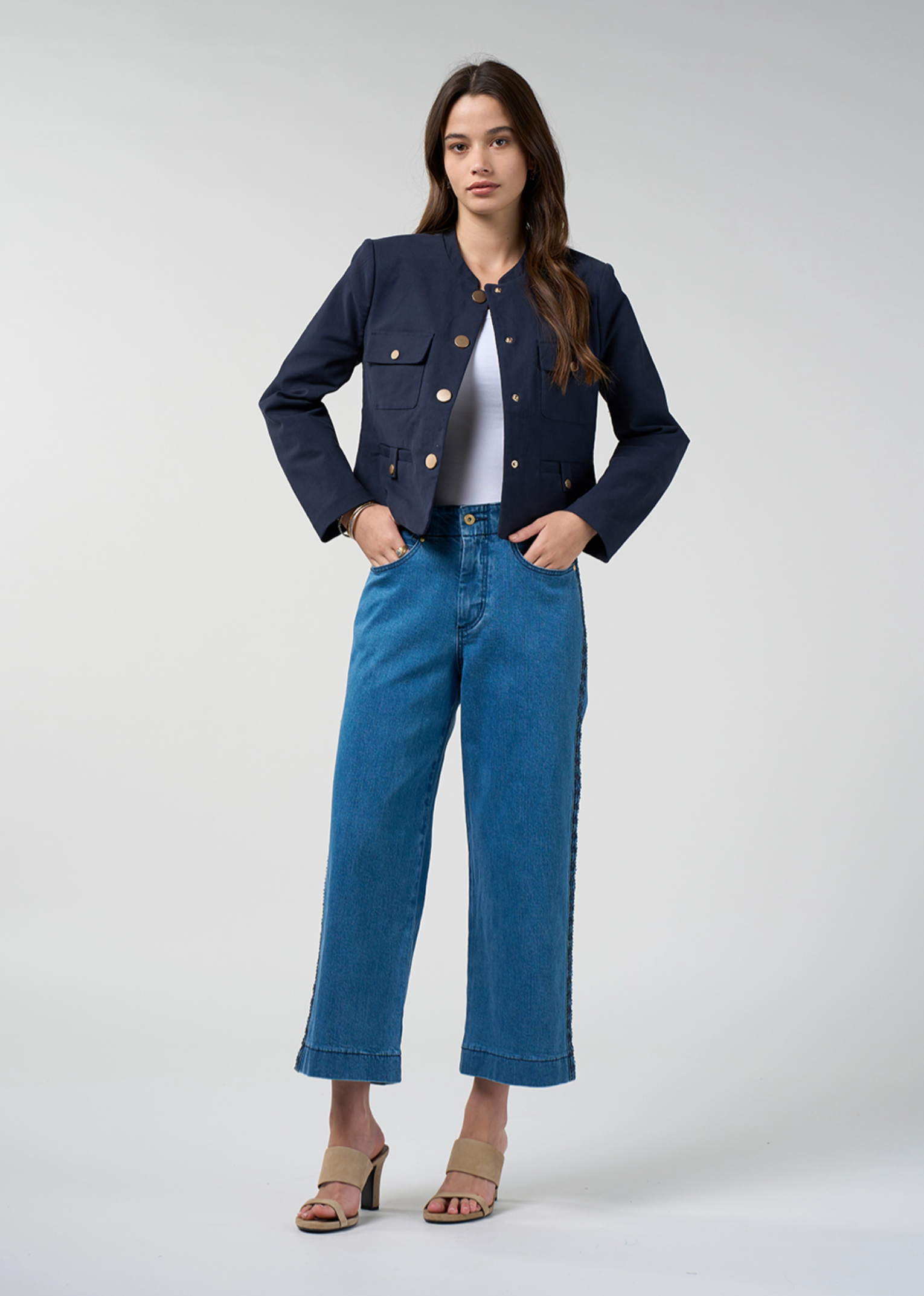 Loobie's Story Indika Jacket - Indigo