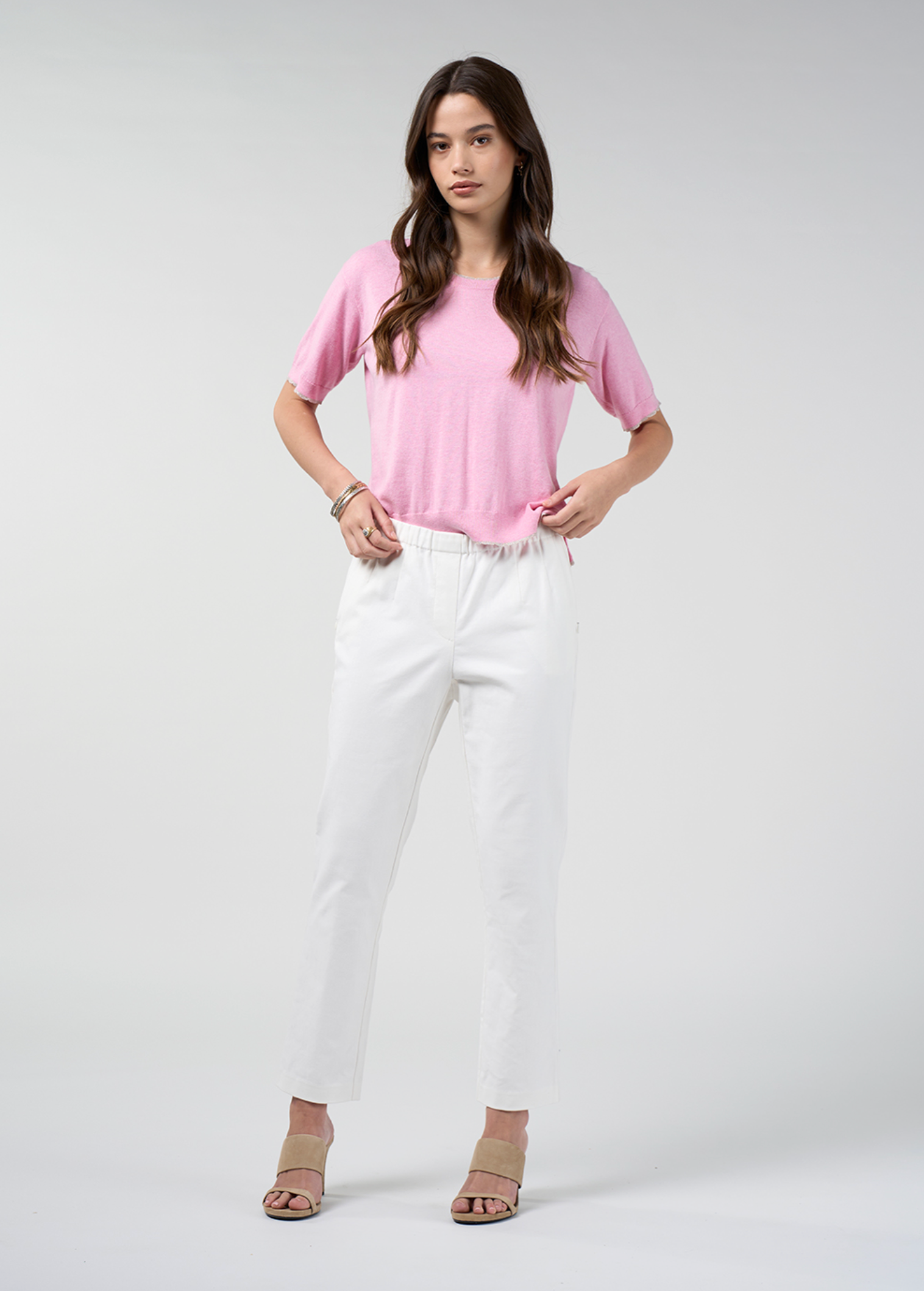 Loobie's Story Indika Pant - Silk White