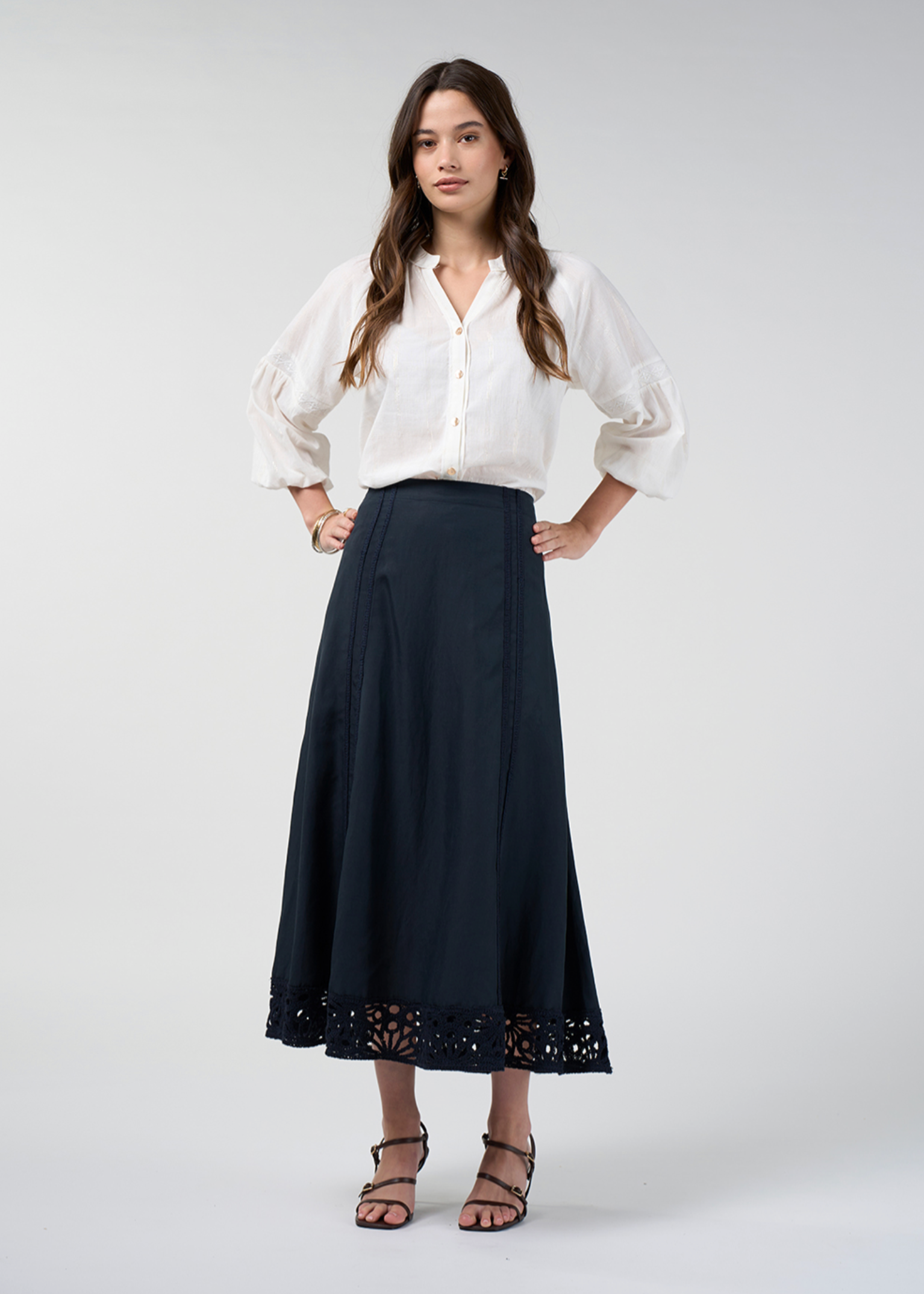 Loobie's Story Meera Skirt - Indigo