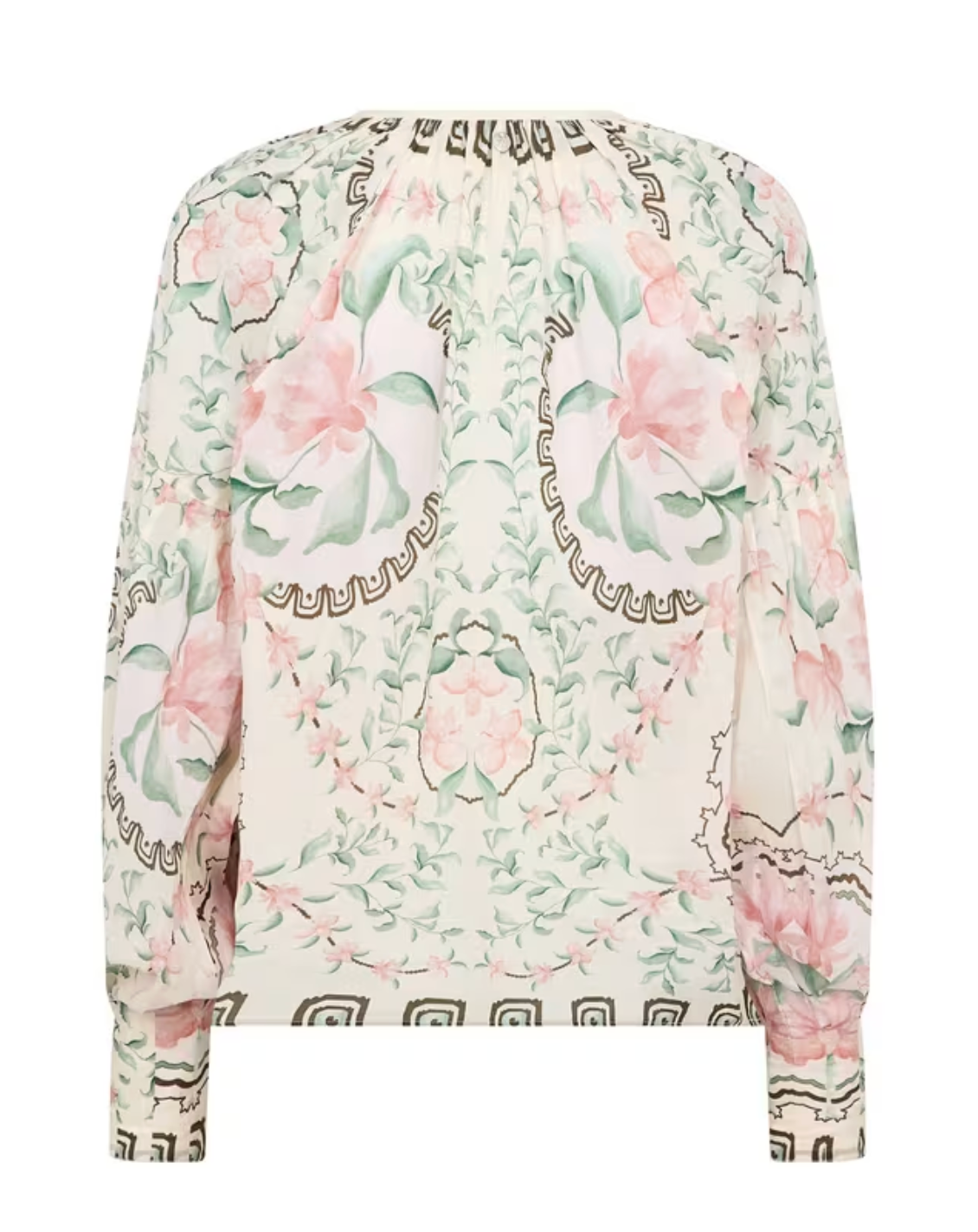 Mos Mosh Wylde Orchid Blouse Turf Green