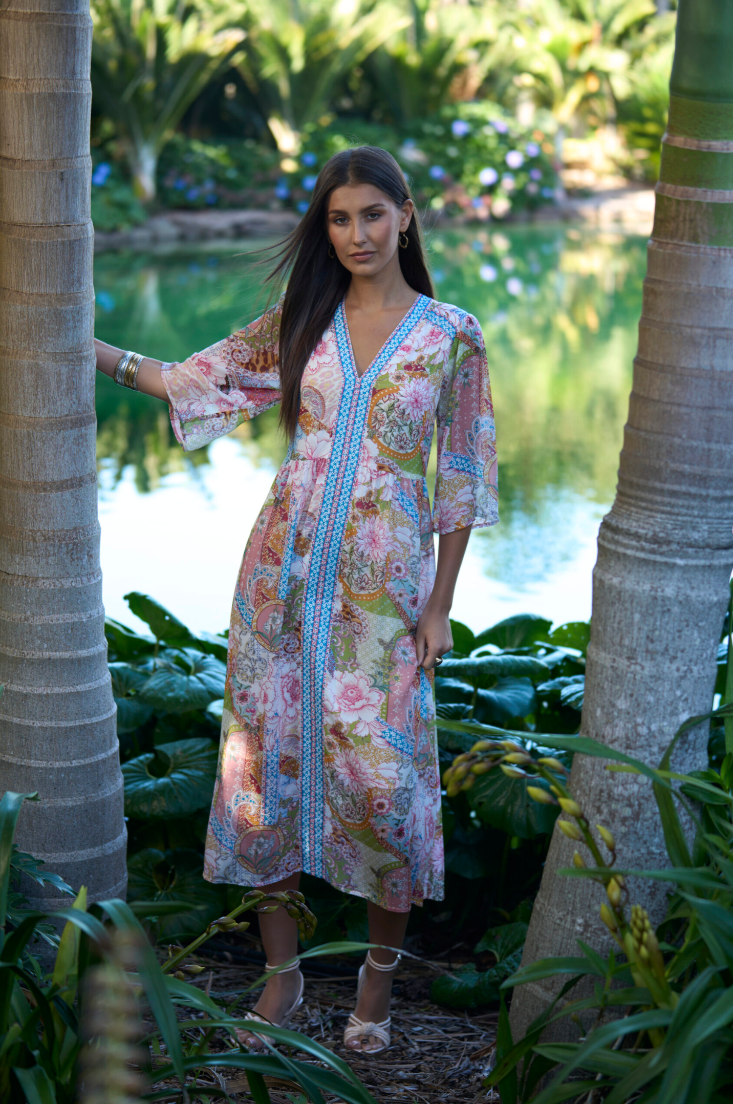 Loobie's Story Dalia Midi Dress - Multi