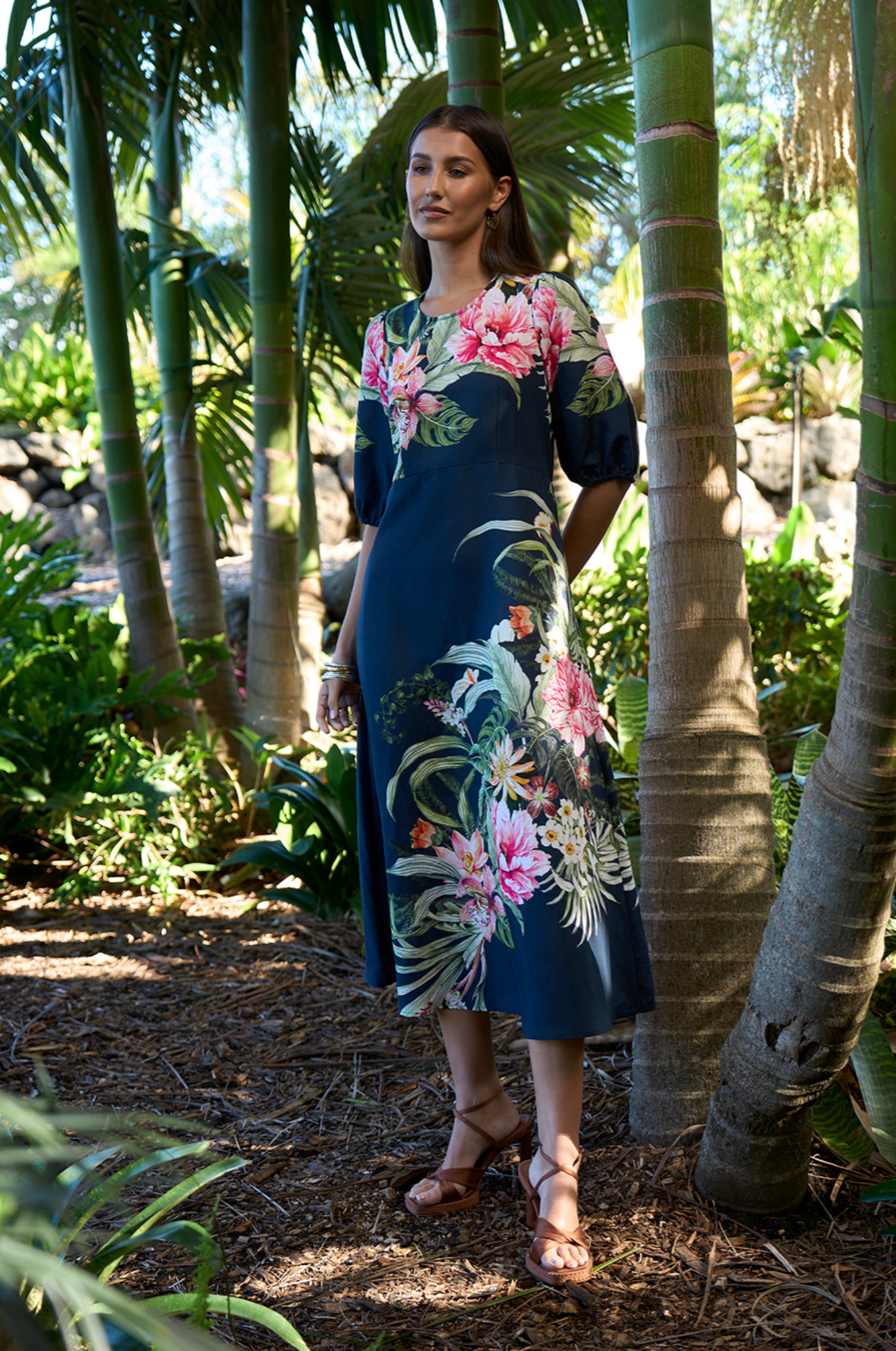 Loobie's Story Ayana Dress - Indigo Multi