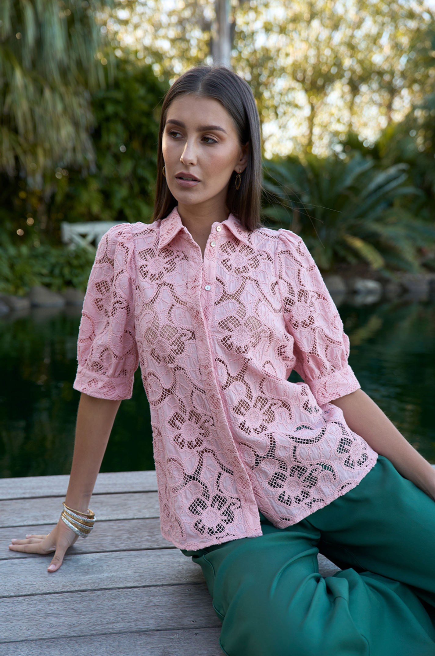 Loobie's Story Moonstone Shirt - Coral Blush