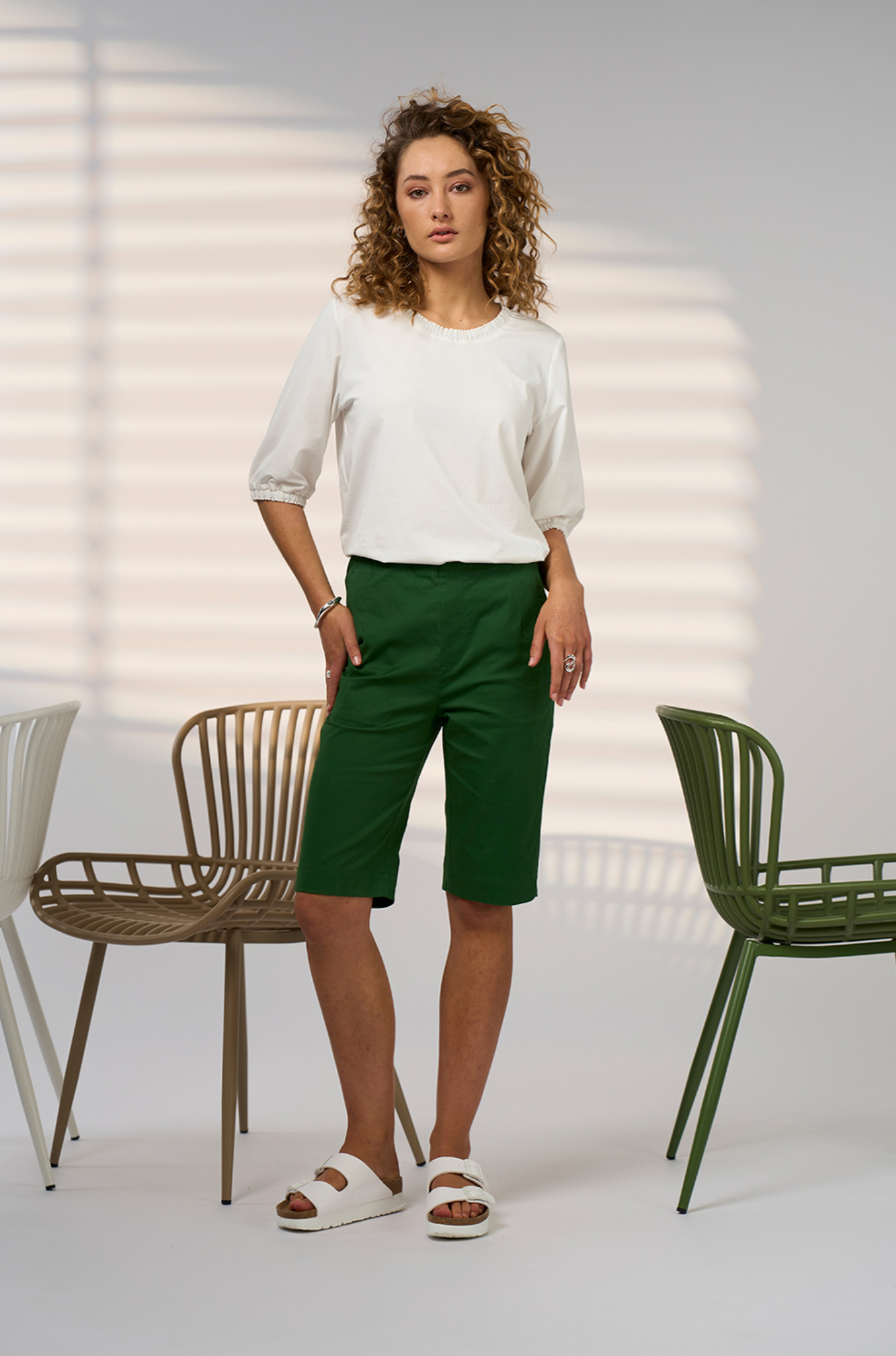 Madly Sweetly Esplanade Tee - Silk White