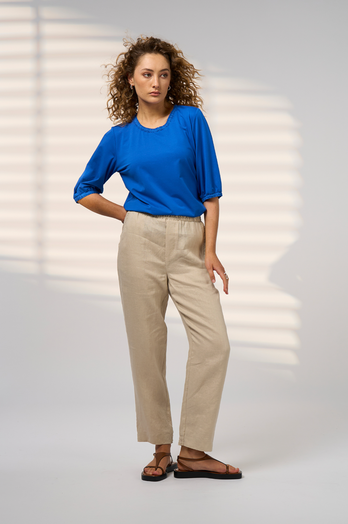 Madly Sweetly Esplanade Tee - Cobalt