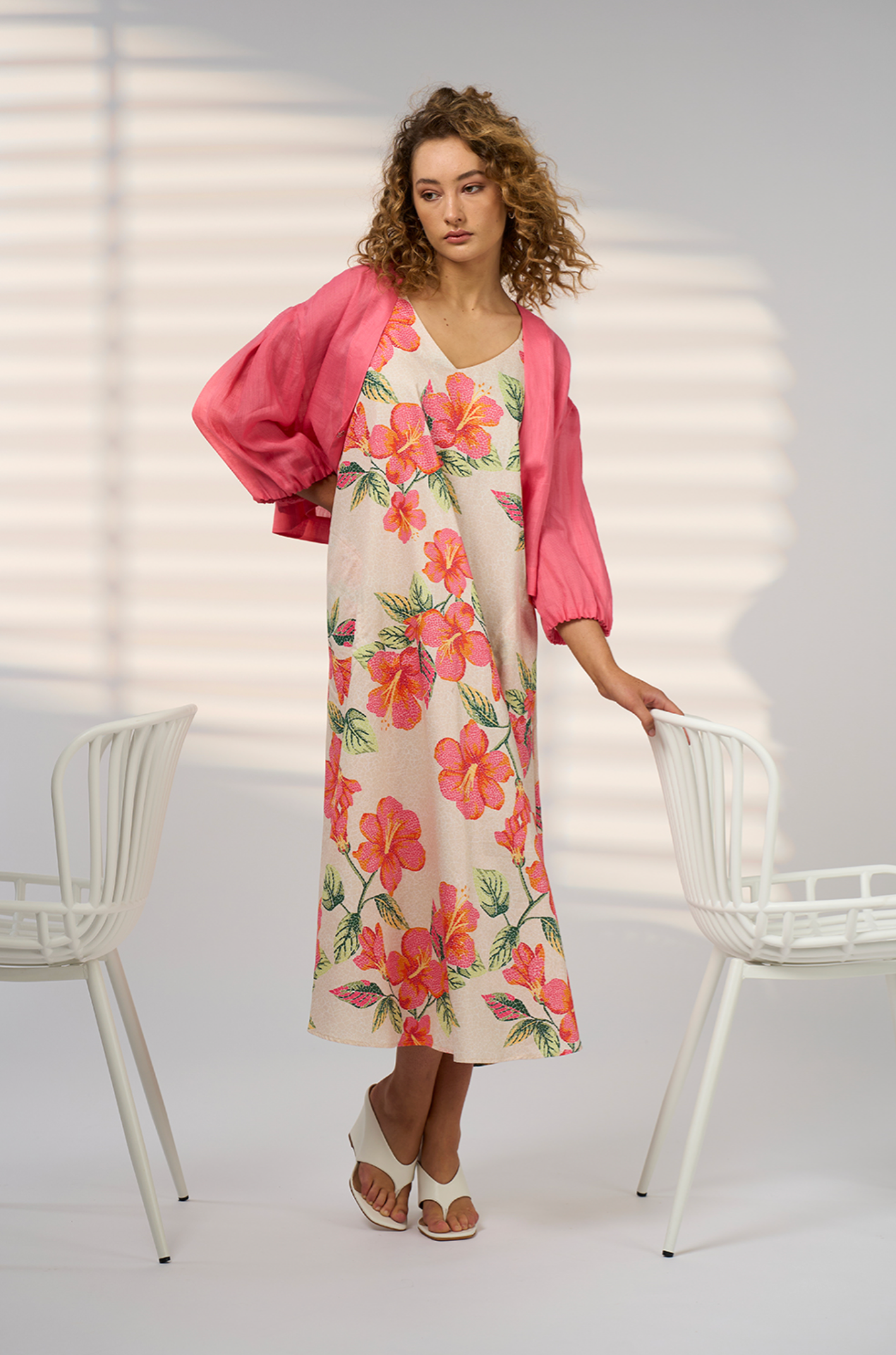 Madly Sweetly Mosaica Sundress - Sand Multi