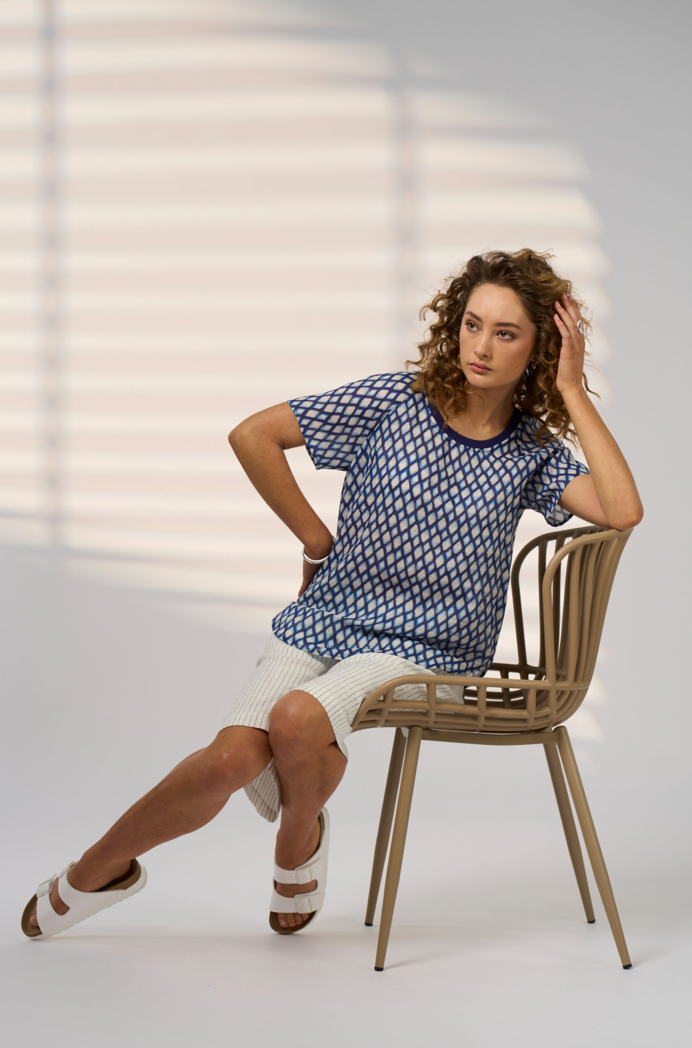 Madly Sweetly Double Up Tee - Blue Multi