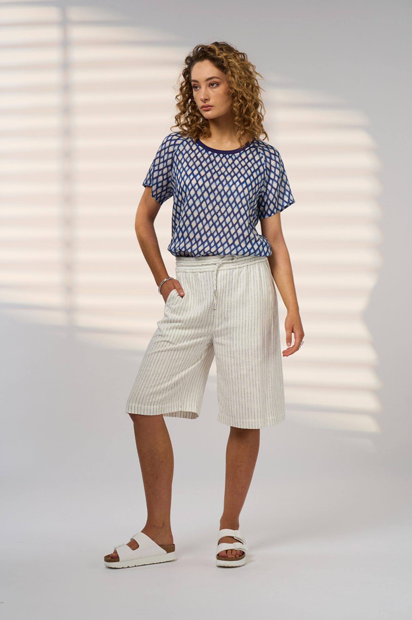 Madly Sweetly Double Up Tee - Blue Multi