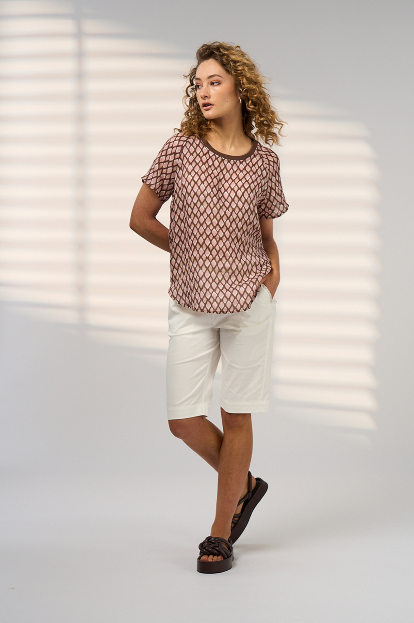 Madly Sweetly Double Up Tee - Blush Multi