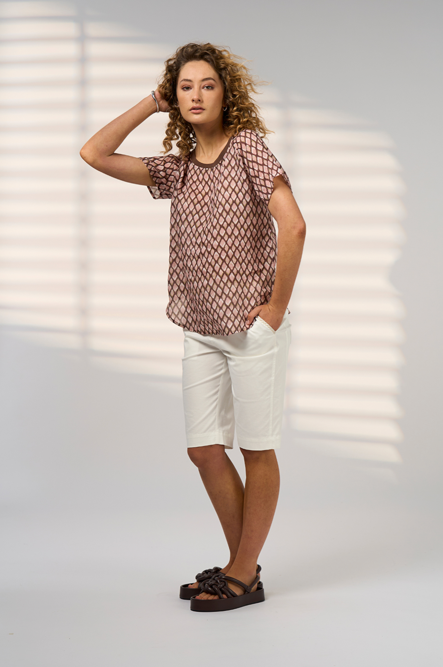 Madly Sweetly Double Up Tee - Blush Multi