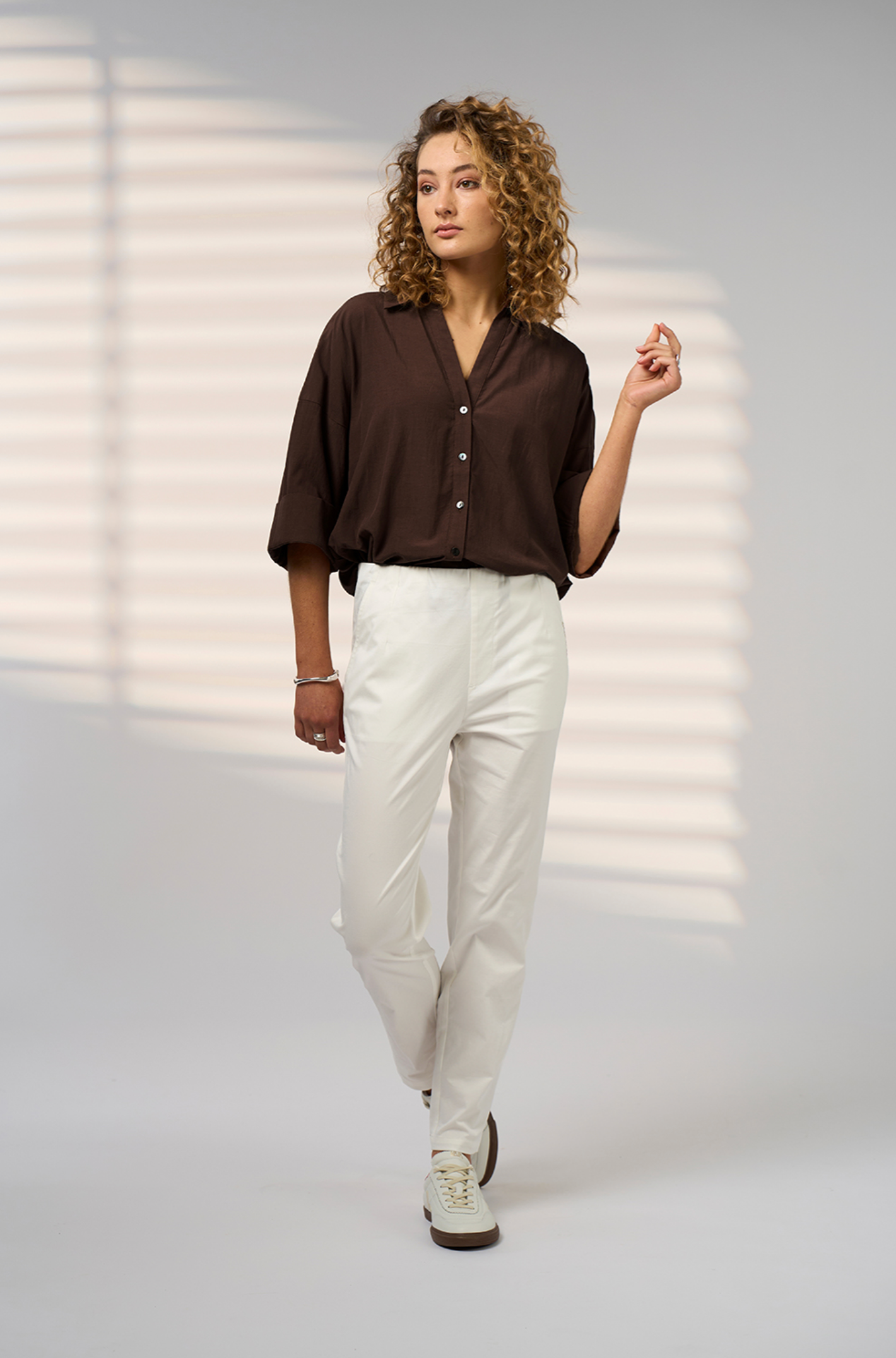 Madly Sweetly Marina Pant - Silk White
