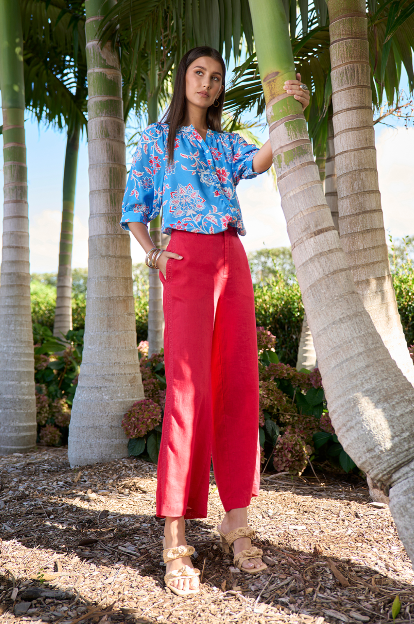 Loobie's Story Aisha Shirt - Azure Multi