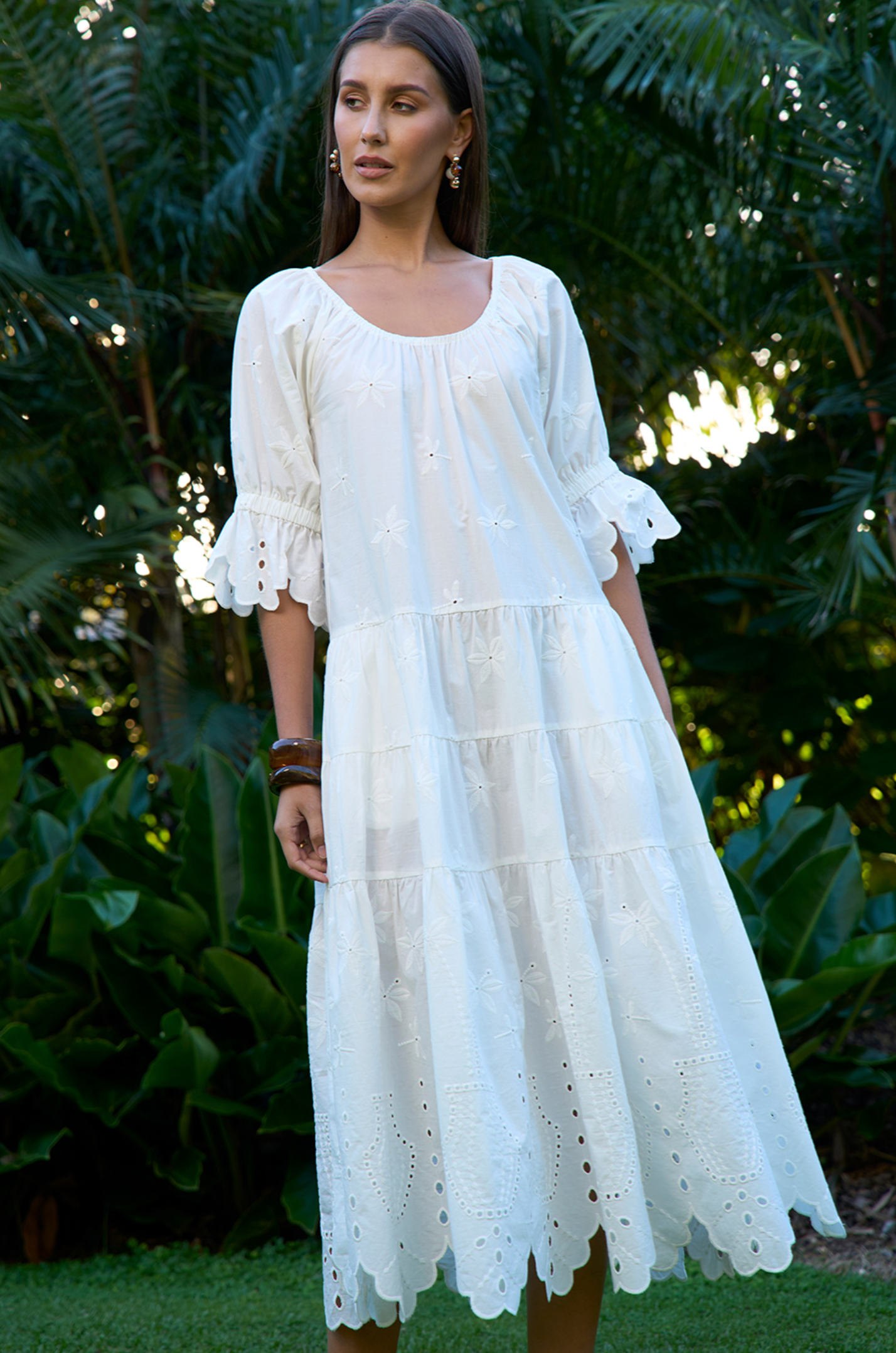 Loobie's Story Dragonfly Dress - White