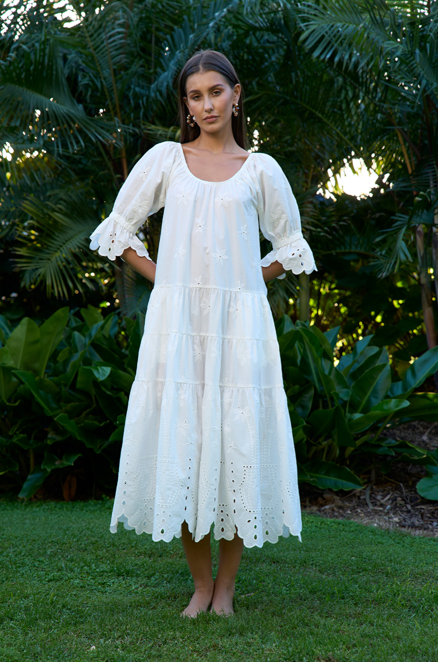 Loobie's Story Dragonfly Dress - White