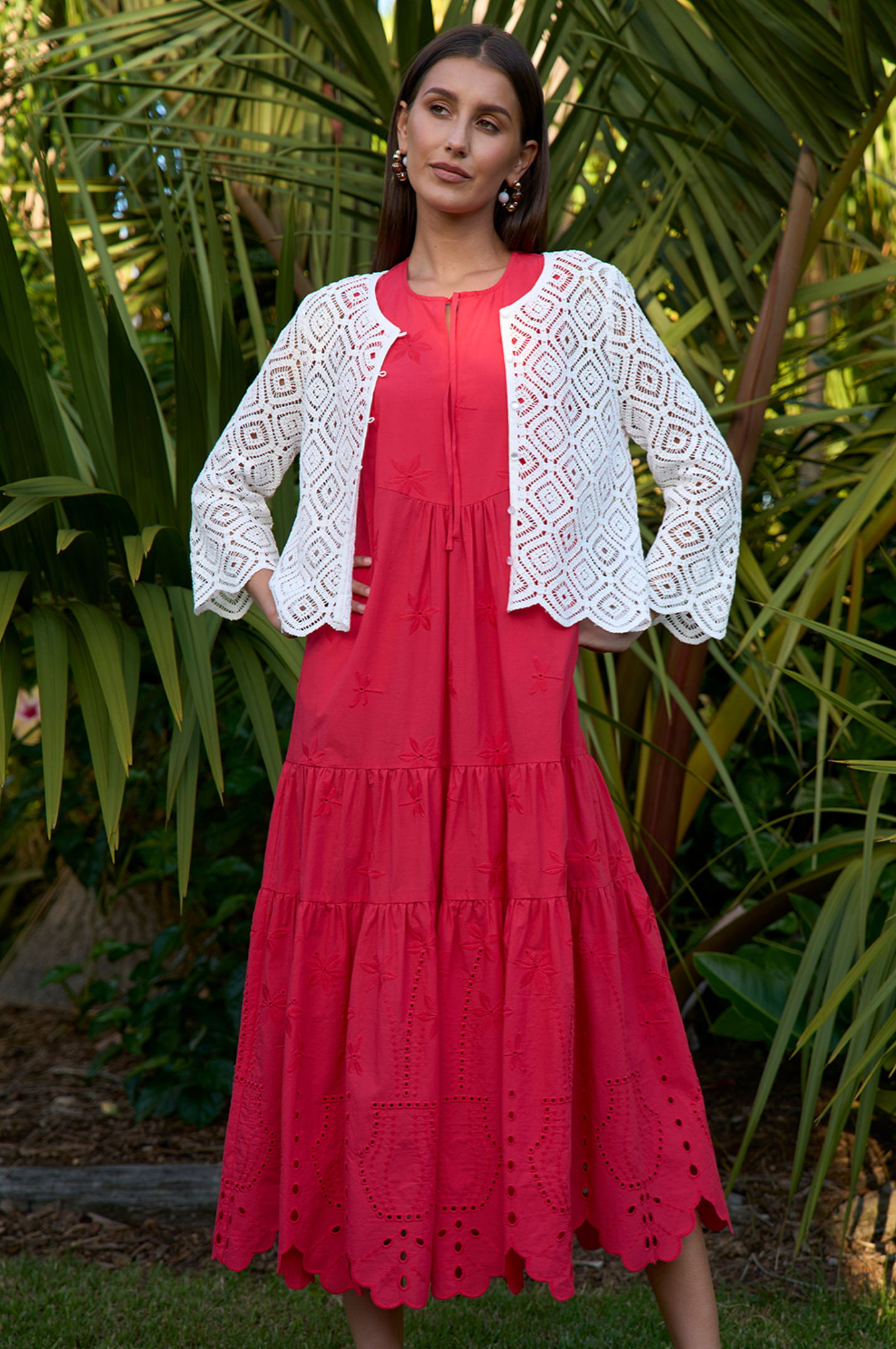 Loobie's Story Lotus Cardi - White