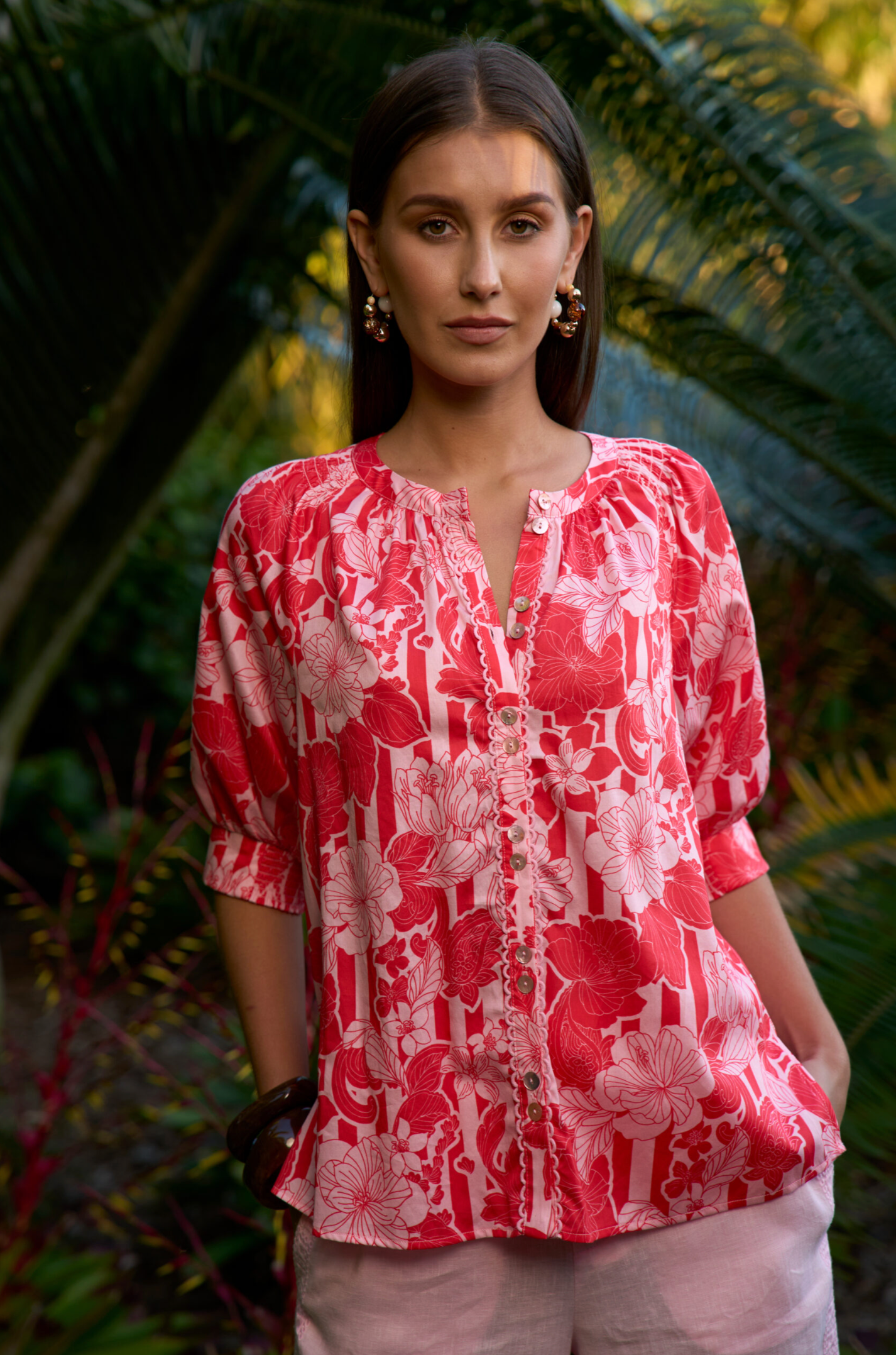 Loobie's Story Sashi Shirt - Watermelon Multi