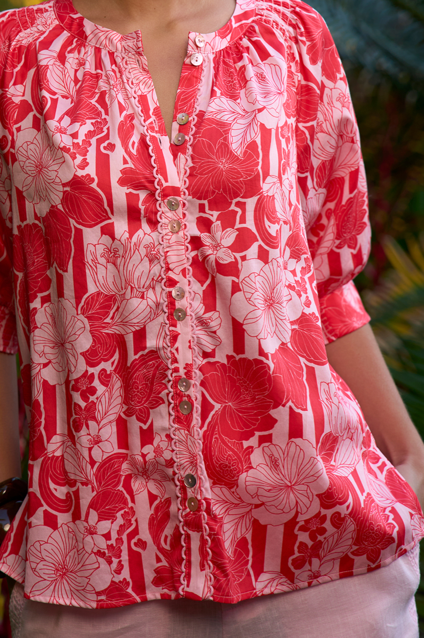 Loobie's Story Sashi Shirt - Watermelon Multi