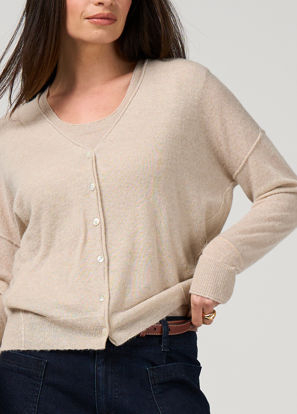 Lumira Cardigan Loobie's Story Oyster