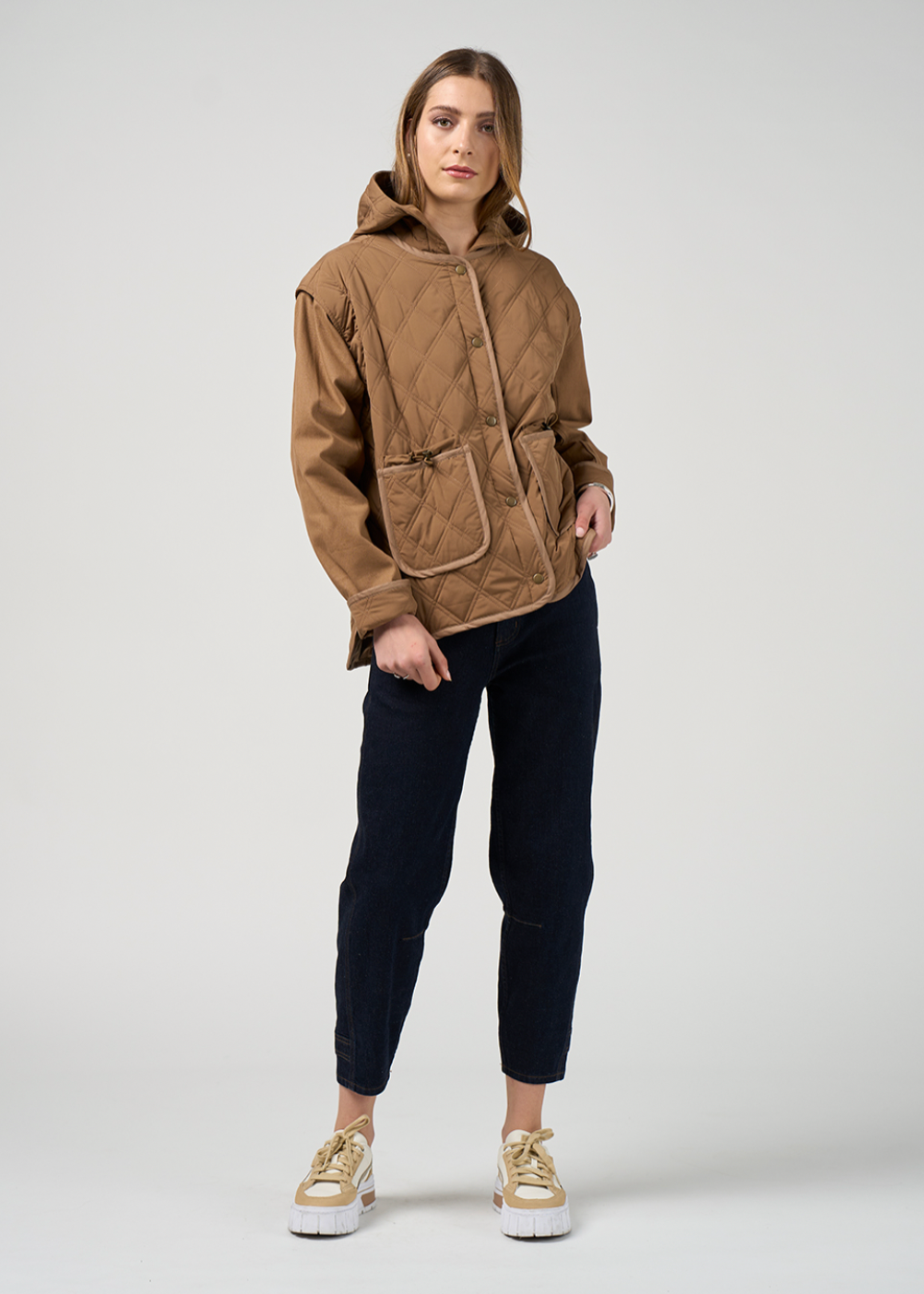 Tetris Jacket Madly Sweetly Mocha