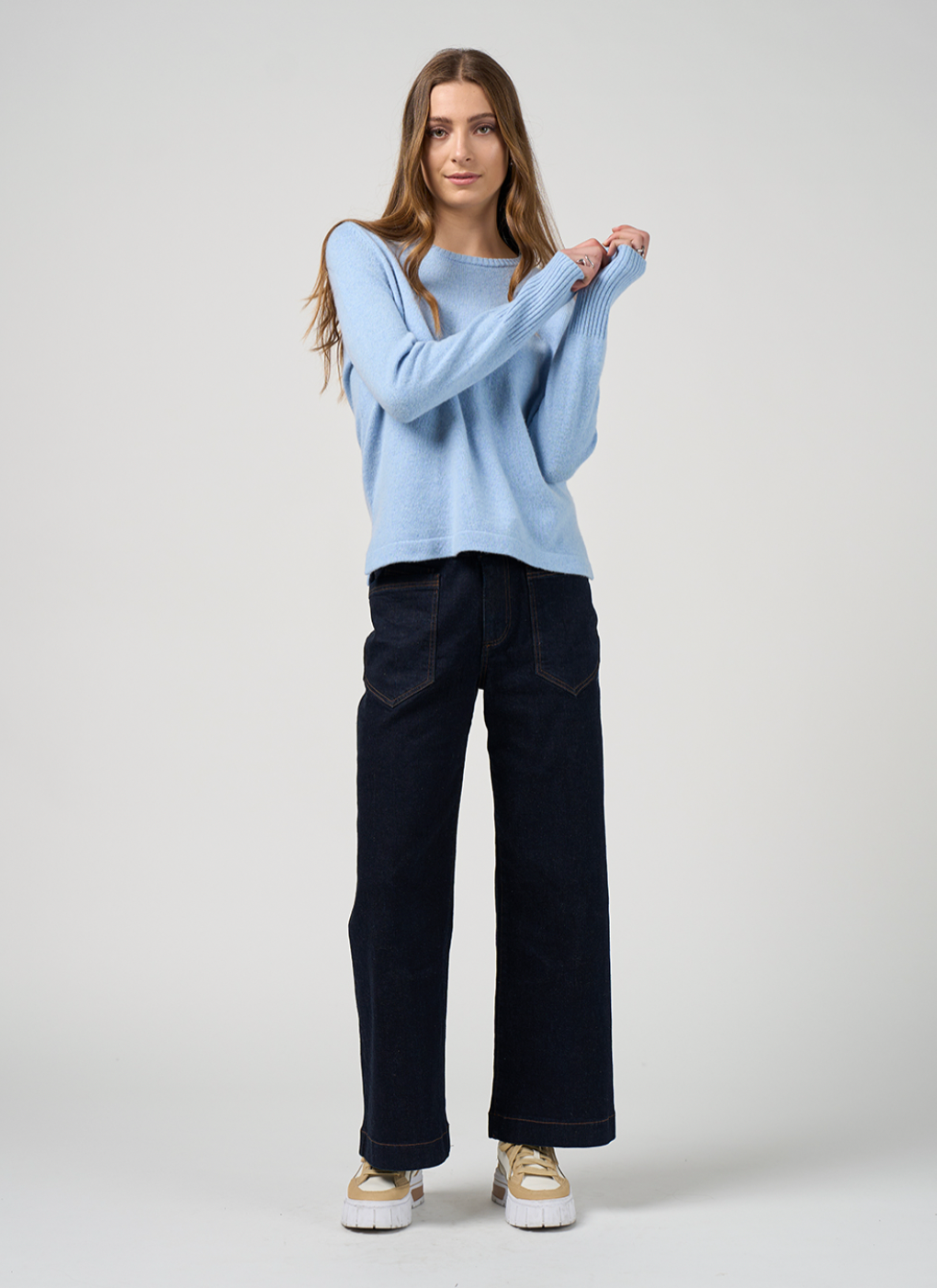 Uni Sweater Sky Madly Sweetly