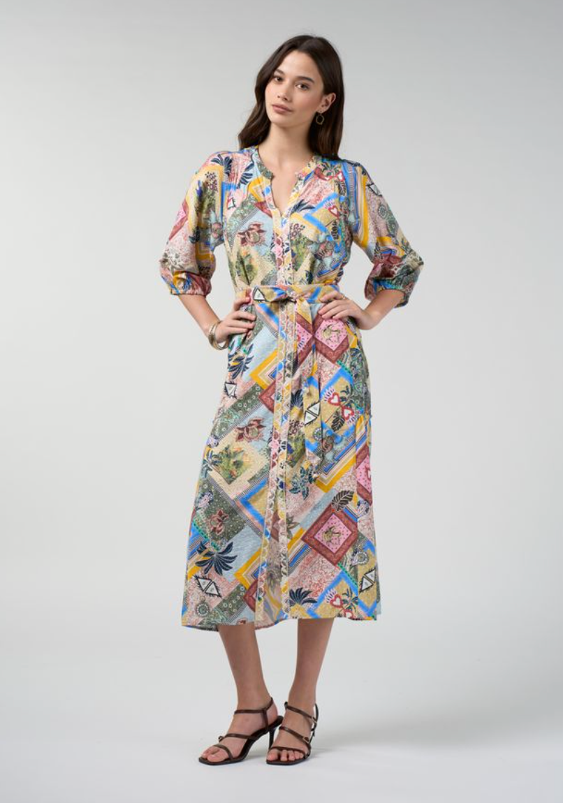 Loobie's Story Ceylon Midi Dress - Multi