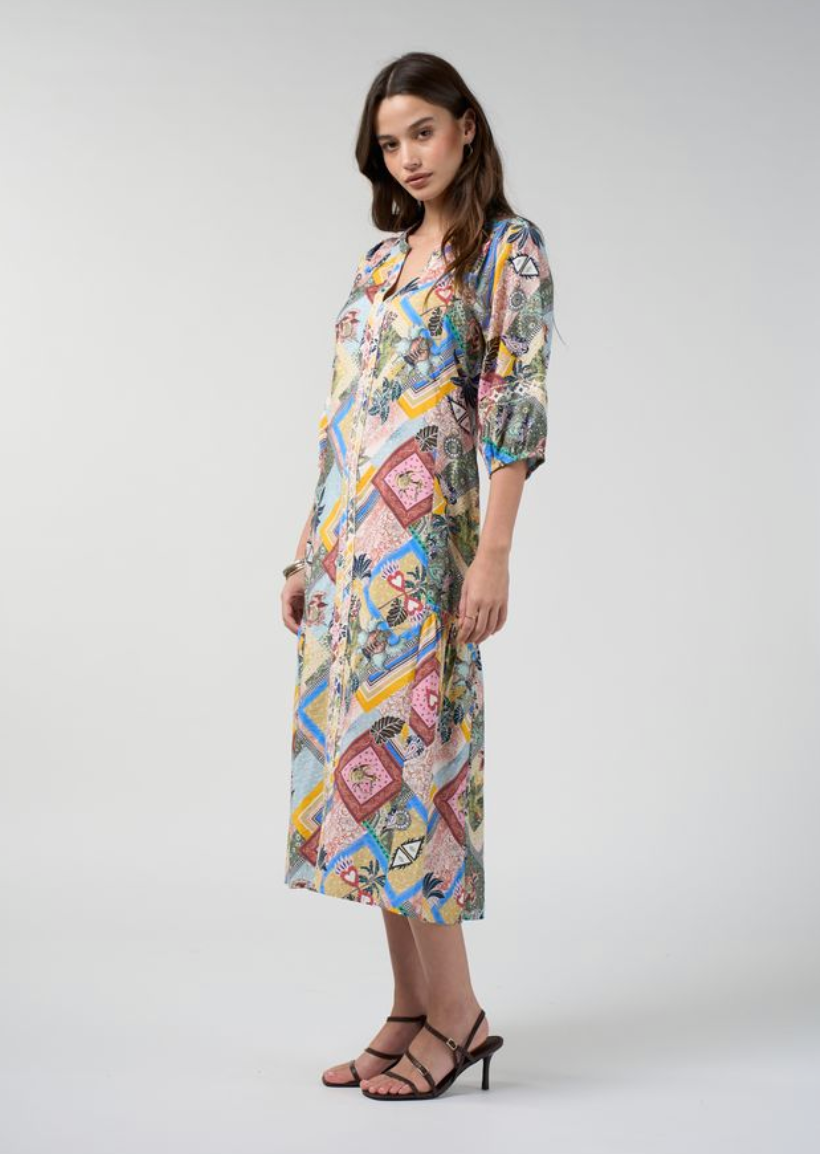 Loobie's Story Ceylon Midi Dress - Multi