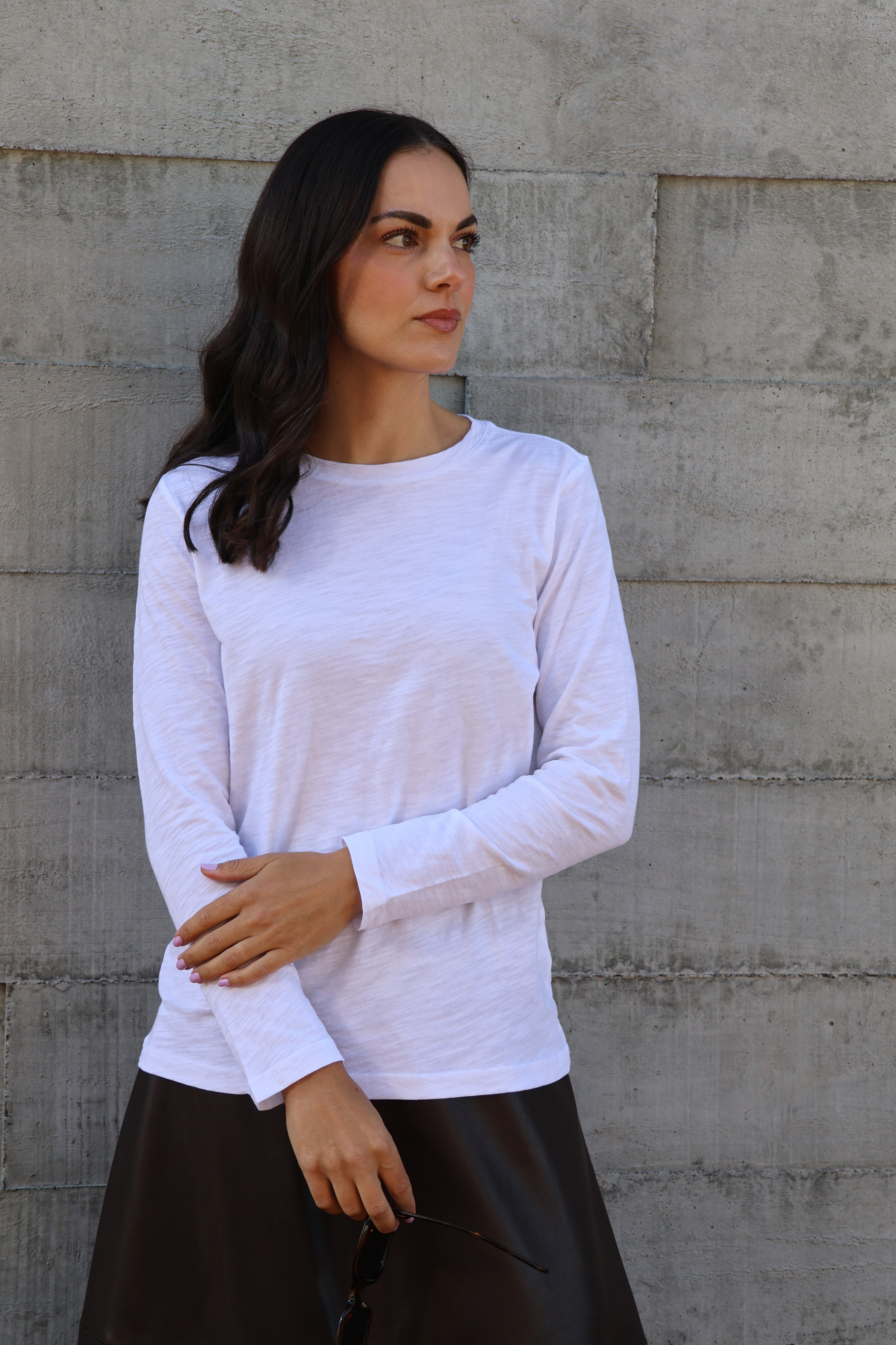 Velveteen Rabbit L/S Lucie Tee White