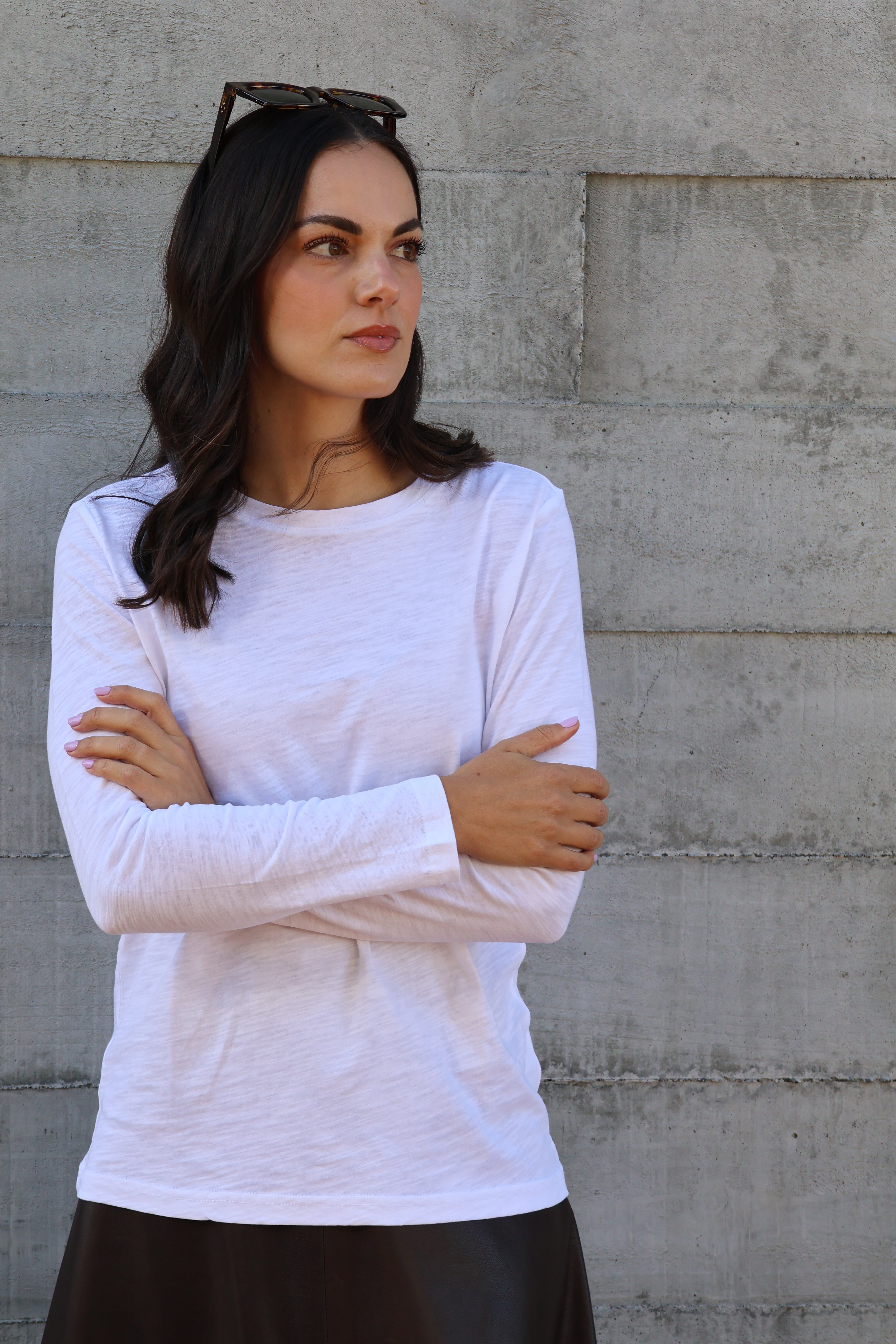Velveteen Rabbit L/S Lucie Tee White