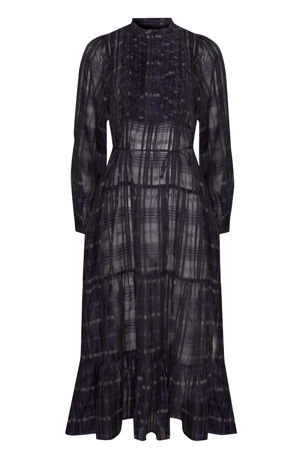 Zeal Dress Ink/Blk Check Zoe Kratzmann